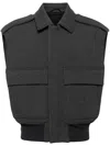 Croquis Zip-up Gilet In Grey