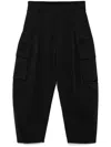 Croquis Zip-up Trousers In Black