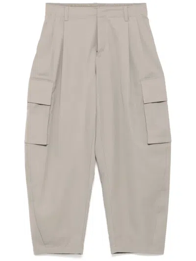 Croquis Zip-up Trousers In Neutrals