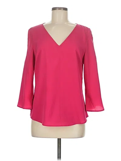 Pre-owned Crosby 3/4 Sleeve Blouse In Pink