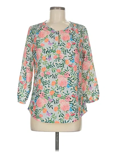 Pre-owned Crosby 3/4 Sleeve T-shirt In Pink