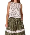 Crosby By Mollie Burch Aime Tank Top In Climbing Ivy Light In Neutral