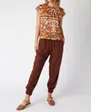 Crosby By Mollie Burch Auna Jogger Pants In Woodland Brown
