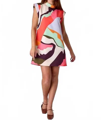 Crosby By Mollie Burch Beatrix Dress In Rocky Top In Multi
