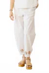 Crosby By Mollie Burch Bernie High-rise Pant In White In White