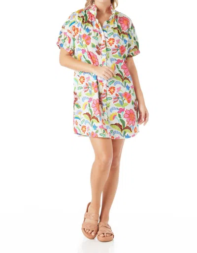 Crosby By Mollie Burch Betts Dress In Botanical Garden White In Multi
