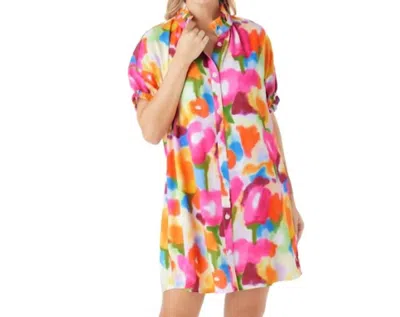 Crosby By Mollie Burch Betts Mini Dress In Flower Market In Multi