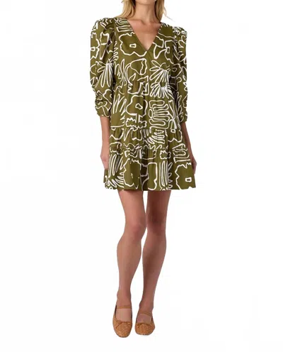 Crosby By Mollie Burch Bissy Mini Dress In Floral Studies In Multi