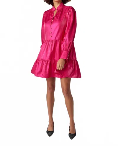 Crosby By Mollie Burch Blaise Mini Dress In Pink Punch