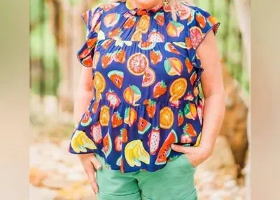 Crosby By Mollie Burch Blakely Top In Tutti Frutti