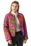 Crosby By Mollie Burch Blurred Floral Sadler Jacket In Multi In Multi