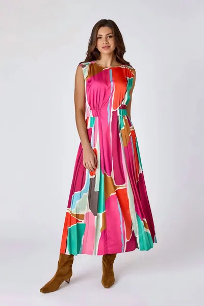 Crosby By Mollie Burch Brantley Maxi Dress In Stained Glass In Multi