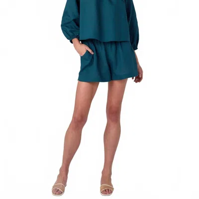 Crosby By Mollie Burch Cailan High Rise Pull-over Short In Nightfall In Blue