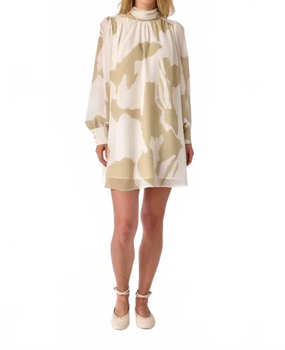 Crosby By Mollie Burch Carter Mini Dress In Soft Shadows In Multi