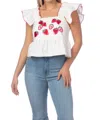 Crosby By Mollie Burch Cata Tank Top In White