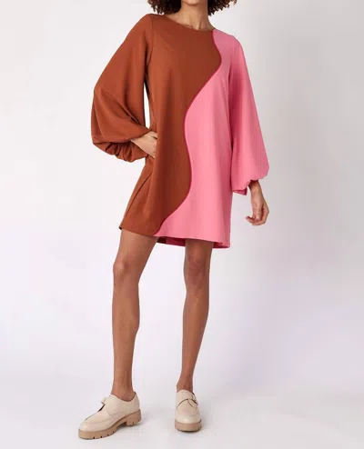 Crosby By Mollie Burch Cecily Dress In Copper/persimmon In Multi