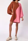 Crosby By Mollie Burch Cecily Dress In Copper/persimmon In Multi