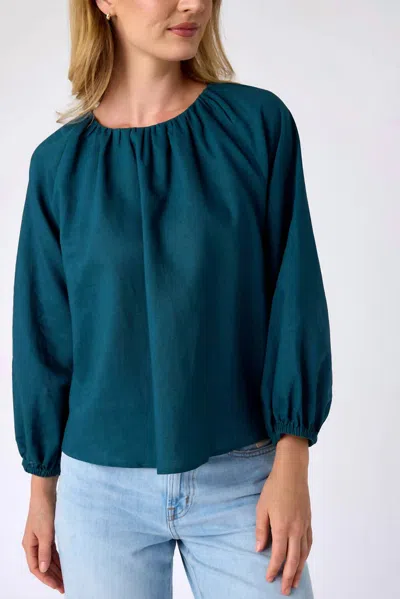 Crosby By Mollie Burch Claudia 3/4 Sleeve Top In Nightfall In Multi