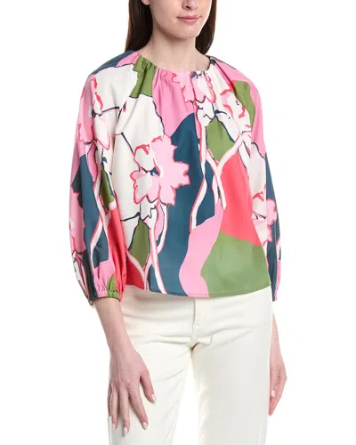 Crosby By Mollie Burch Claudia Blouse In Orange