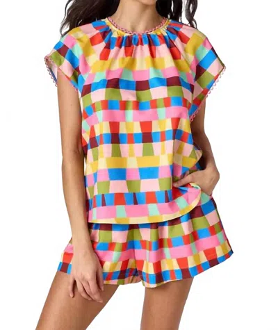 Crosby By Mollie Burch Dawson Short In Prism In Animal Print