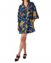 Crosby By Mollie Burch Crawford Mini Dress In Marigold In Multi