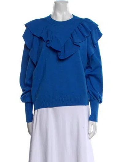 Pre-owned Crosby By Mollie Burch Crew Neck Sweater In Blue