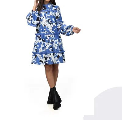 Crosby By Mollie Burch Darby Dress In Indigo Bloom In Blue