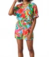 Crosby By Mollie Burch Drake Short In Tropicana In Multi