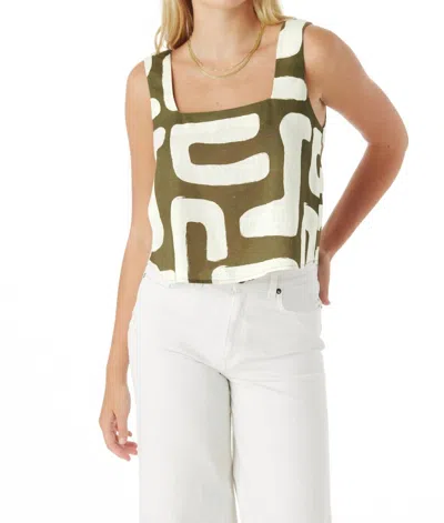 Crosby By Mollie Burch Dutton Tank In Pave The Way In Green