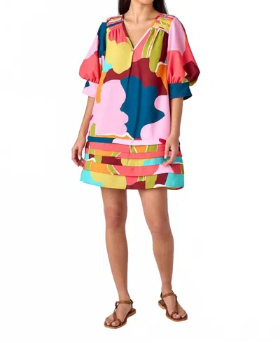 Crosby By Mollie Burch Elaine Dress In Block Poppy