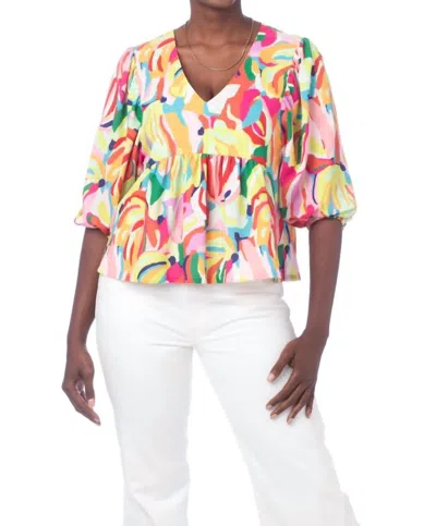 Crosby By Mollie Burch Eleanor Top In Go Bananas