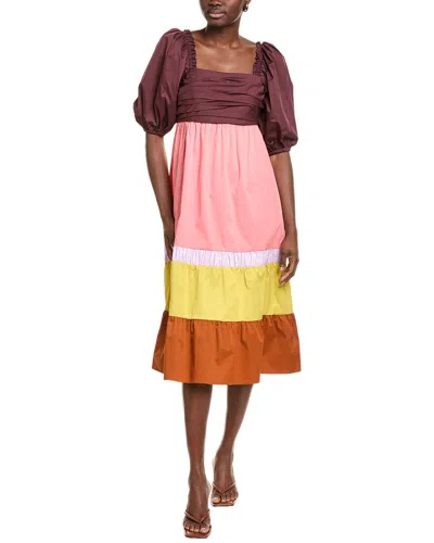 Crosby By Mollie Burch Emerson Midi Dress In Multi