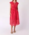 Crosby By Mollie Burch Emmett Midi Dress In Snapdragon