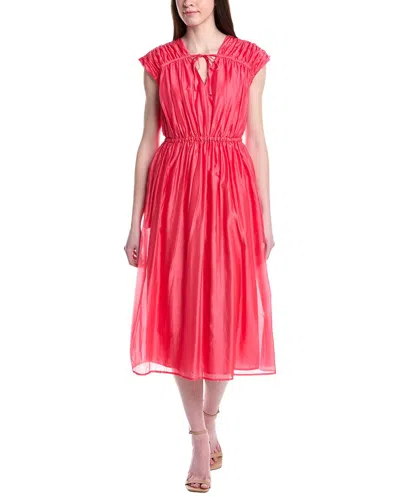 Crosby By Mollie Burch Emmett Midi Dress In Snapdragon In Red