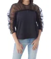 Crosby By Mollie Burch Faye Blouse In Black In Black