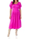 Crosby By Mollie Burch Flagger Dress In Mollie Pink In Multi