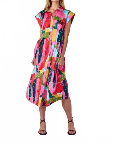 Crosby By Mollie Burch Floral Whimsy Quincey Dress In Multi