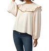 Crosby By Mollie Burch Francine Top In Ivory In Multi