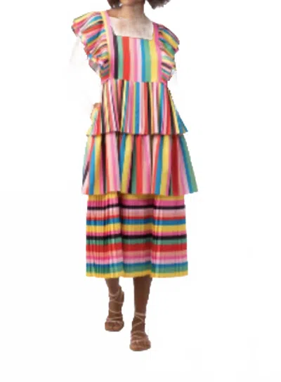 Crosby By Mollie Burch Frida Dress In Boardwalk Stripe In Multi