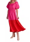 Crosby By Mollie Burch Goldie Dress In Mollie Pink/scarlett In Pink
