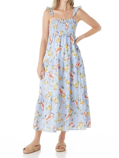 Crosby By Mollie Burch Hattie Dress In Summer Table In Multi