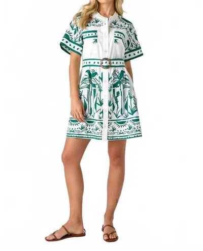 Crosby By Mollie Burch Hayden Mini Dress In Yucatan In White