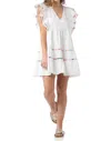 Crosby By Mollie Burch Whitley Mini Dress In Lily In White