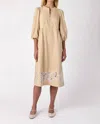 Crosby By Mollie Burch Indie Dress In Ecru In White