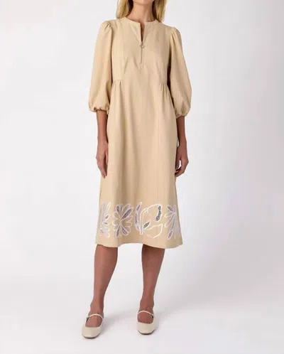 Crosby By Mollie Burch Indie Dress In Ecru In White