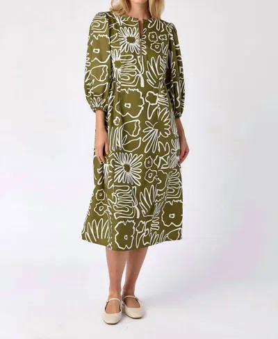 Crosby By Mollie Burch Indie Dress In Floral Studies In Multi