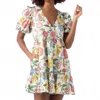 Crosby By Mollie Burch Izzy Dress In Lemon Verbena In Multi