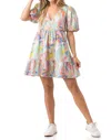 Crosby By Mollie Burch Izzy Dress In Palm Beach In Multi