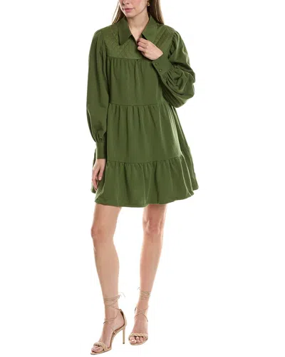 Crosby By Mollie Burch Jocelyn Mini Dress In Green