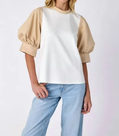 Crosby By Mollie Burch Jonesy Top In Magnolia In Multi